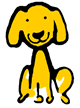 Stick Figure Labrador Dog Clip Art