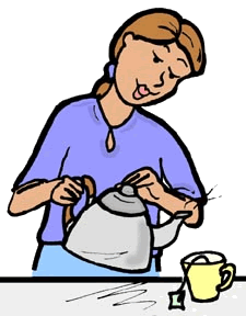 Making Tea Clipart