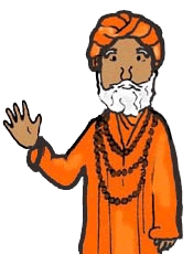 Hindu Holy Man Clipart