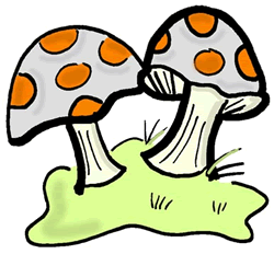 Mushrooms Clip Art