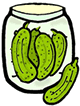 Jar of Pickles Clip Art