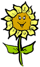 Happy Sunflower Clip Art