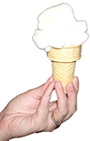 Vanilla Ice Cream Cone