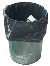 Metal Garbage Can