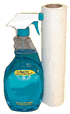 Window Cleaner with Paper Towel