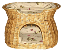 Wicker Cat House